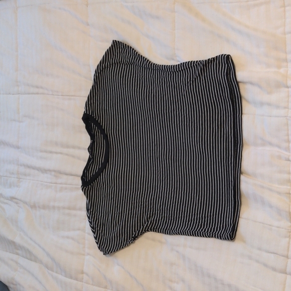 ZARA Cropped Stripe Top S Small - Picture 4 of 6
